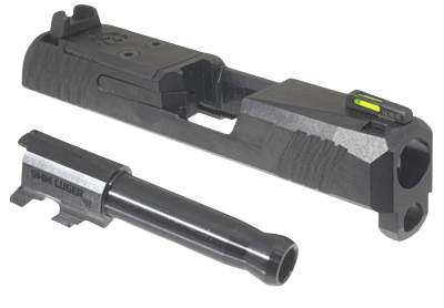 Ruger  Max-9 Slide Assembly Fits Ruger Max-9 9mm Luger, Black Optic Ready/Serrated Slide