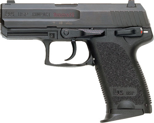 HK USP9 COMPACT V1 DA/SA 9MM 3.58" BBL 2-13RD BLACK