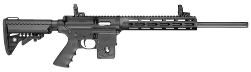 Smith & Wesson 10205 M&P15-22 Sport Performance Center 22 LR Caliber with 10+1 Capacity, 18" Threaded Barrel, Matte Black Metal Finish & Adjustable Vltor Black Synthetic Stock Right Hand