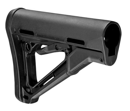 Magpul MAG310-BLK CTR Carbine Stock Black Synthetic for AR-15, M16, M4 with Mil-Spec Tube (Tube Not Included)