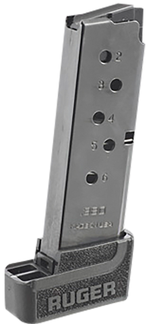 Ruger 90626 LCP II  7rd Extended w/Grip Extension 380 ACP Blued Steel