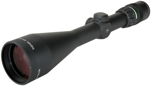 Trijicon 200024 AccuPoint  Black Hardcoat Anodized 2.5-10x56mm 30mm Tube Illuminated Duplex Crosshair w/Green Dot Reticle