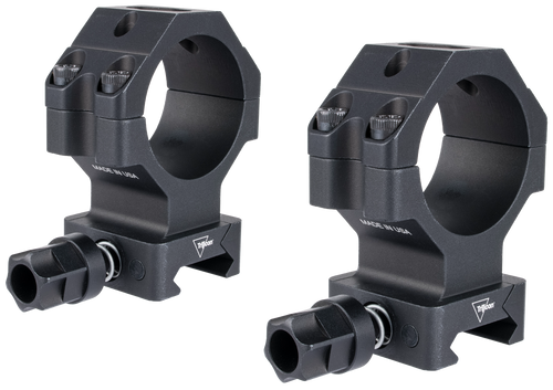 Trijicon AC22071 Scope Rings with Q-LOC Technology  Matte Black  34mm  Extra High