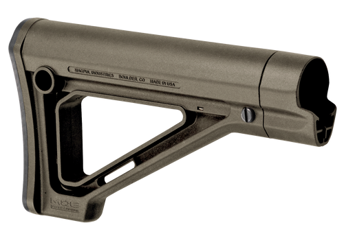 Magpul MAG480-ODG MOE Carbine Stock Fixed OD Green Synthetic for AR-15, M16, M4 with Mil-Spec Tube (Tube Not Included)