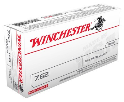 WINCHESTER USA 7.62MM/308WIN 147GR FMJ 20RD 10BX/CS <