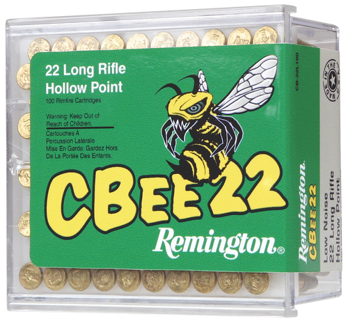 Remington Ammunition 21119 Cbee Rimfire 22LR 33gr Hollow Point 100 Per Box/50 Case