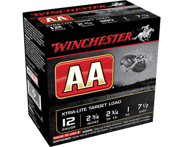 WIN AA XTRA-LITE 12GA 2.75 1OZ #7.5 25/10