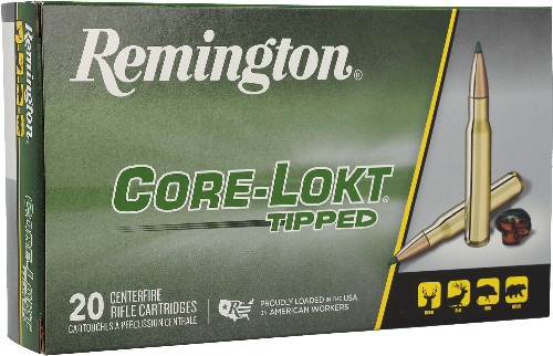 REMINGTON 270 WIN 130GR TIPPED CORE-LOKT 20RD 10BX/CS