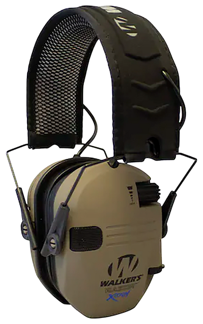 Walker's GWPXRSEMFDE Razor X-TRM Digital Electronic Muff 21 dB Over the Head Flat Dark Earth Polymer