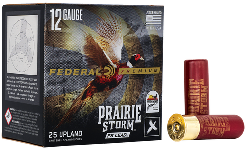 Federal PFX129FS4 Premium Prairie Storm FS 12Gauge 3" 1 5/8oz 4Shot 25 Per Box/10 Case