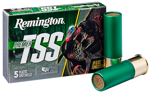 Remington Ammunition 28045 Premier TSS Turkey 12 Gauge 3" 1 3/4 oz Tungsten 9 Shot 5 Per Box/ 50 Case