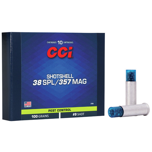 CCI 38SPL/357MAG SHOTSHELL #9 10/20