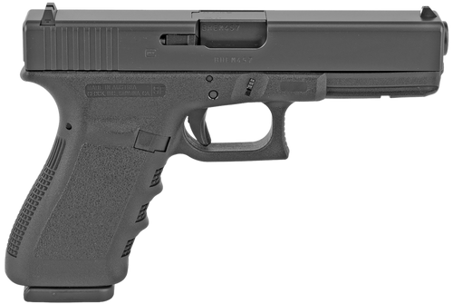 Glock PF2150201 G21SF Gen3  *CA Compliant Standard 45 ACP 10+1 4.61" Black Steel Barrel, Matte Black Serrated Slide, Black Polymer Frame w/Picatinny Rail, Black Textured Finger Grooved Polymer Grip