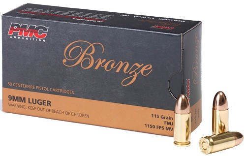 PMC 9MM LUGER 115GR FMJ 50RD 20BX/CS