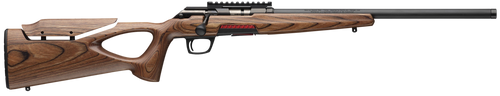 Winchester Repeating Arms 5252281003 Xpert Target 21 Sharp 10+1 18" Matte Black Threaded Bull Barrel, Matte Black Picatinny Rail Steel Receiver, Brown Adj Comb & LOP Thumbhole Laminate Stock