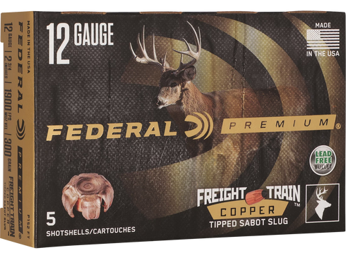 Federal P152FT Premium Freight Train 12Gauge 2.75" SlugShot 5 Per Box/10 Case