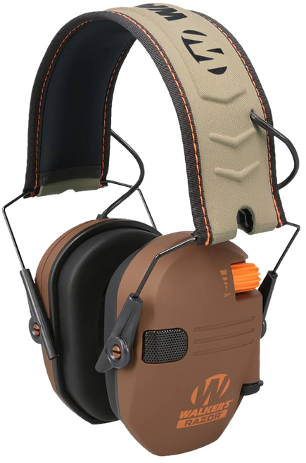 Walker's GWPRSEMLEB Razor Slim Electronic Muff 23 dB Over the Head