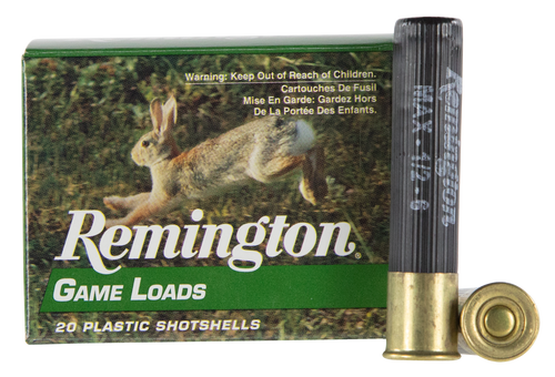 Remington Ammunition 20014 Game Load  410 Gauge 2.50" 1/2 oz 6 Shot 20 Per Box/ 10 Cs
