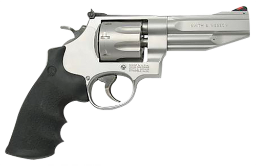 Smith & Wesson 178014 Model 627 Pro *CA Compliant N-Frame 357 Mag 8 Shot 4" Matte Stainless Steel Barrel, Stainless Cylinder, Matte Stainless Steel Frame, Black Finger Grooved Grip, Exposed Hammer