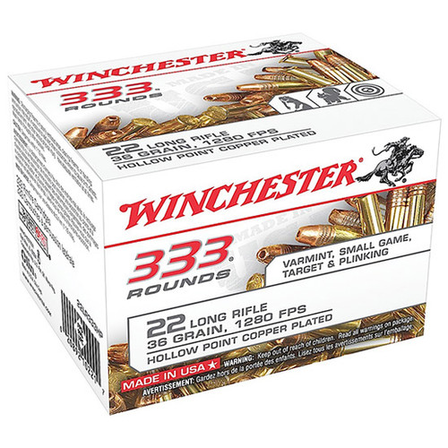 WIN USA 22LR 36GR COPPER HP 333/10