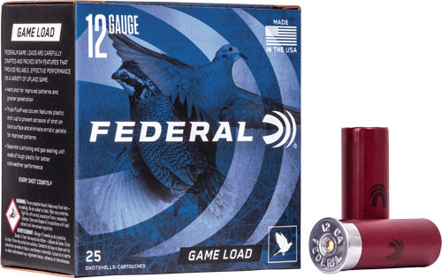 FEDERAL GAME LOAD 12GA 2.75" 1OZ #7.5 25RD 10BX/CS