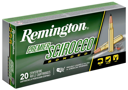 Remington Ammunition 29335 Premier Scirocco Bonded 7mmRUM 150gr Swift Scirocco Bonded 20 Per Box/10 Case