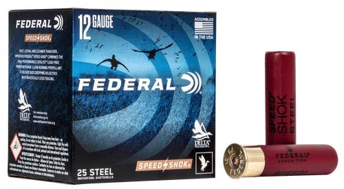 Federal WF1332 Speed-Shok  12Gauge 3.50" 1 3/8oz 2Shot 25 Per Box/10 Case
