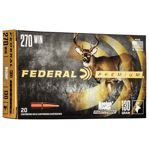FED VITAL-SHOK 270WIN 130GR PARTITION 20/10