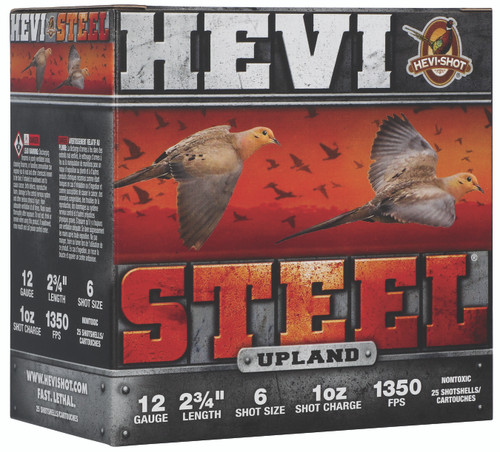 FED HEVI STEEL UPLAND 12GA 2.75 1OZ #6 25/10