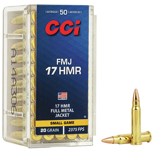 CCI 17HMR 20GR FMJ 50/40