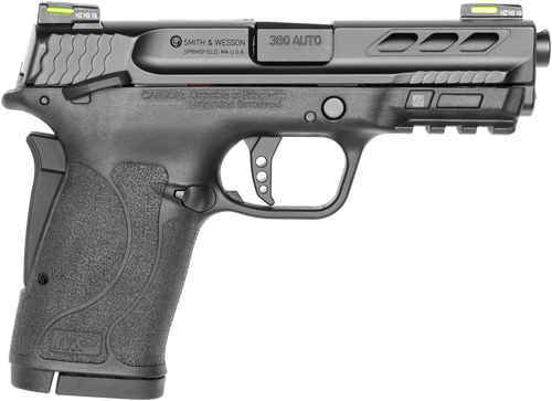 Smith & Wesson 12717 Performance Center M&P Shield EZ M2.0 380 ACP 3.80" 8+1 Black Black Armornite Stainless Steel Slide Black Polymer Grip