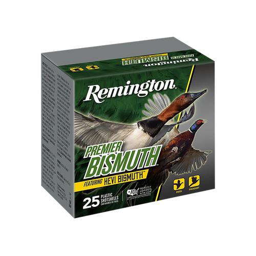 Remington Ammunition R20503 Premier Bismuth  12Gauge 2.75" 1 1/4oz 2Shot 25 Per Box/10 Case