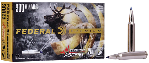 Federal P300WTA1 Premium Terminal Ascent 300WinMag 200gr 20 Per Box/10 Case