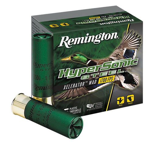 Remington Ammunition 26771 HyperSonic Steel 12Gauge 3" 1 1/4oz 1Shot 25 Per Box/10 Case