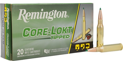 Remington Ammunition R20039   7mm-08Rem 140gr Core-Lokt Tipped 20 Per Box/10 Case