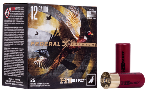 Federal HVF12H6 Premium Hi-Bird 12Gauge 2.75" 1 1/4oz 6Shot 25 Per Box/10 Case