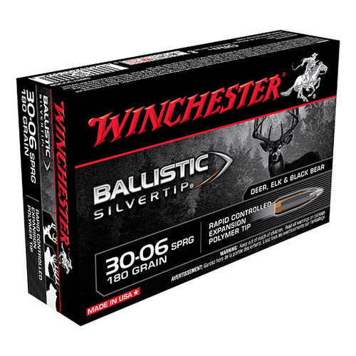 WIN BALLISTIC SILVERTIP 30-06 180GR BST 20/10