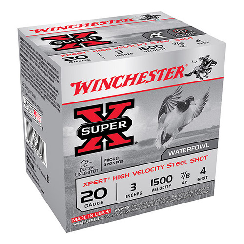 WIN XPERT WATERFOWL 20GA 3 7/8OZ #4 25/10
