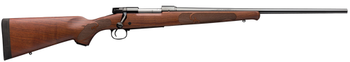 Winchester Guns 535200226 Model 70 Featherweight 270 Win 5+1 Cap 22" Brushed Polish Blued Rec/Barrel Satin Walnut Fixed with Feather Checkering Stock Right Hand with MOA Trigger System (Full Size)