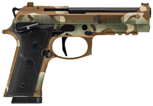 Beretta USA 92XI SAO 9mm Luger, 4.7" Barrel, 15+1, MultiCam Cerakote