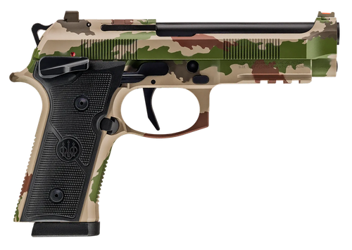 Beretta USA 92XI SAO 9mm Luger, 4.7" Barrel, 15+1, Vegetato Camo Cerakote