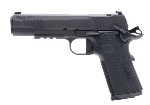 Sig Sauer 1911 X .45 ACP, 5" Barrel, 8+1, Black DLC / Nitron