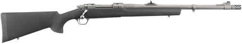 Ruger 57102 Hawkeye Alaskan Full Size 300 Win Mag 3+1 20" Matte Stainless Steel Threaded Barrel, Integral Scope Mounts Stainless Steel Receiver, Black Hogue OverMolded Synthetic Stock
