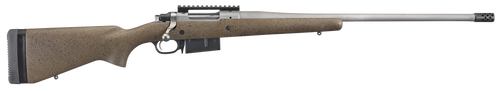 Ruger Hawkeye Long-Range Hunter 6.5 PRC, 22" Barrel, 3+1, Black/Brown Speckled Laminate / Matte Stainless