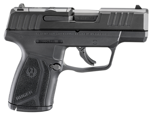 Ruger MAX-9 9mm Luger, 3.2" Barrel, 10+1, Black Nitride