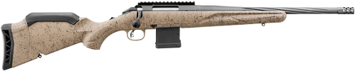 Ruger 46920 American II Ranch 300 Blackout 10+1 16.10" Cobalt Cerakote Spiral Fluted Threaded Barrel & Alloy Steel Receiver w/Picatinny Rail, Flat Dark Earth Splatter Adj LOP Synthetic Stock