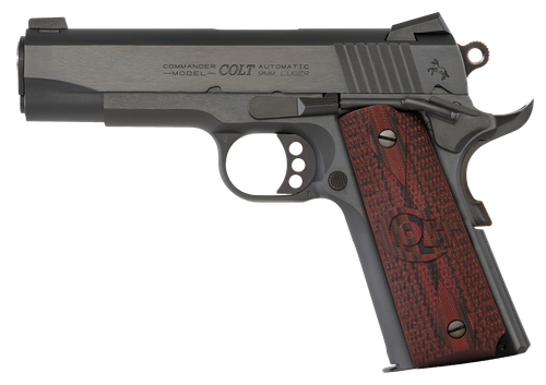 Colt Mfg Commander Combat 9mm Luger, 4.25" Barrel, 9+1, Blued