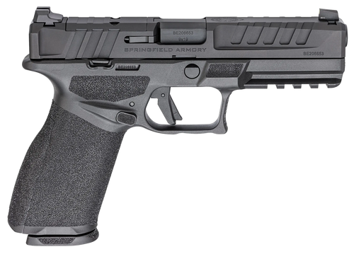 Springfield Armory EC9459BU Echelon  Full Size 9mm Luger 20+1 4.50" Black Melonite Steel Barrel & Optic Ready/Serrated Steel Slide, Black Polymer Frame w/Picatinny Rail, Textured Grip, 2 Mags