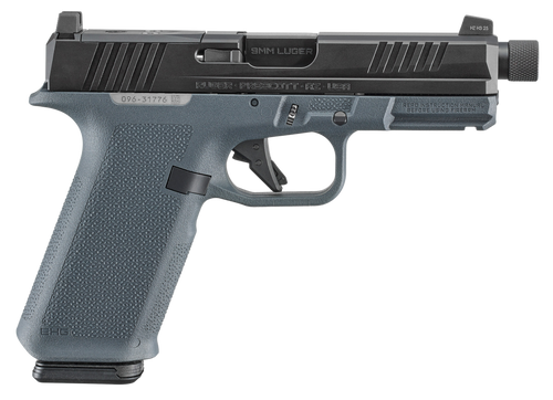 Ruger RXM 9mm Luger, 4.5" Barrel, 17+1, Stealth Gray / Black FNC Nitride