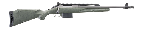 Ruger American II Scout .308 Winchester, 16.1" Barrel, 5+1, Leaf Green / Cobalt Cerakote